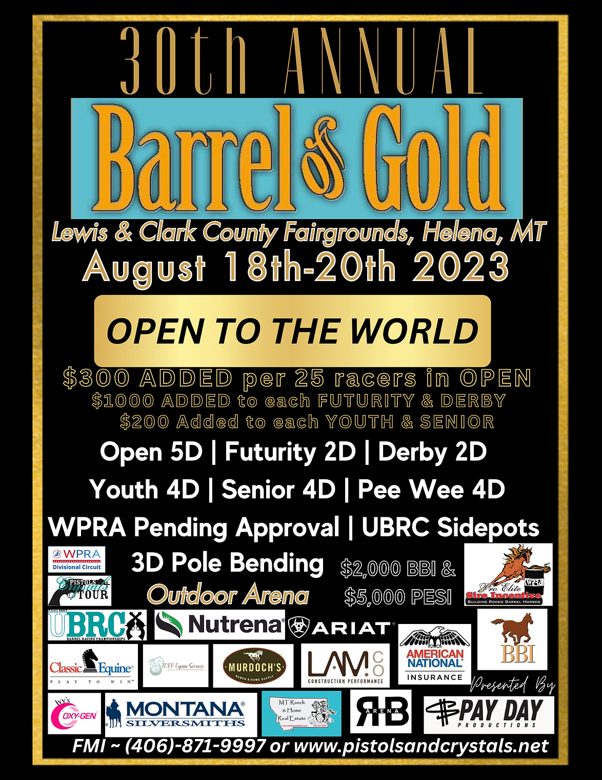 Barrel Of Gold Futurity